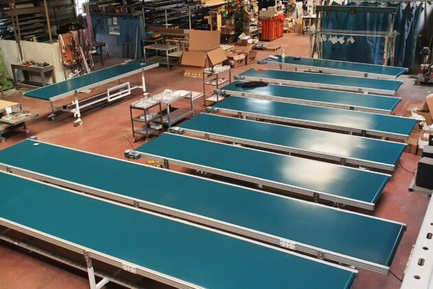 Convoyeurs aluminium et bande textile