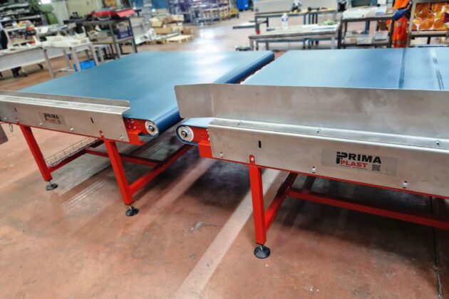 Convoyeur à bande textile grande largeur