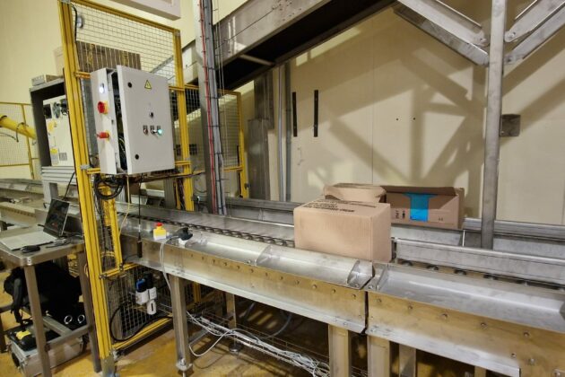 Ligne automatisée de dépallétisation et de décartonnage