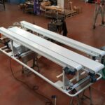 Convoyeur à bande textile à 3 voies