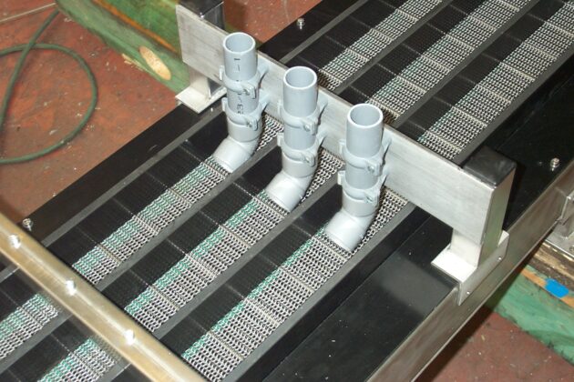 Convoyeur à maille métallique inox