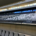 Sécurité gradin stade - support publicitaire - Inox