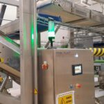 Ligne de convoyage en production alimentaire