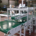 Ensemble de convoyeurs à bande textile