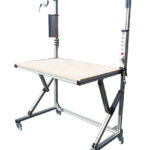 Poste de travail ergonomique avec éclairage et réglages