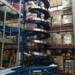 Convoyeur élévateur spiralé