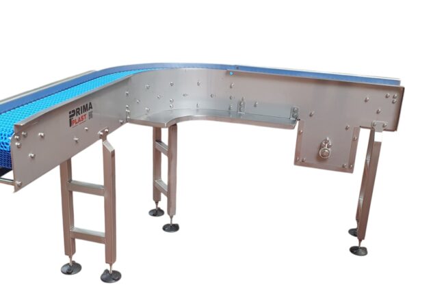 Convoyeur Courbe à Bande Modulaire